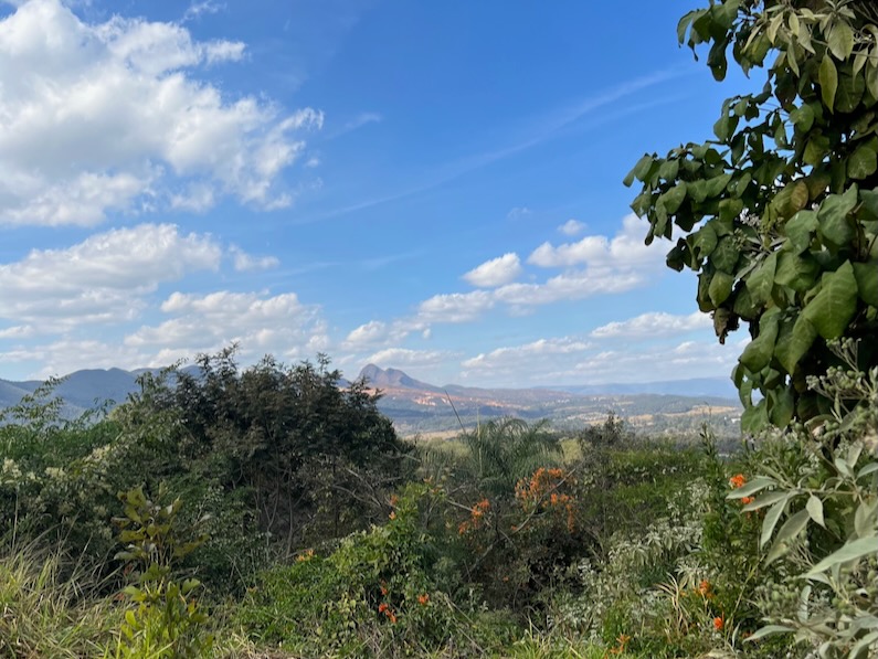 Green and hilly landscape of Belo Horizonte