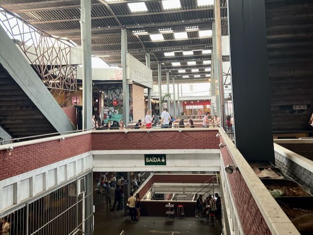 Inside of Mercado Novo in Belo Horizonte